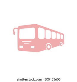 Bus sign icon. Public transport symbol.