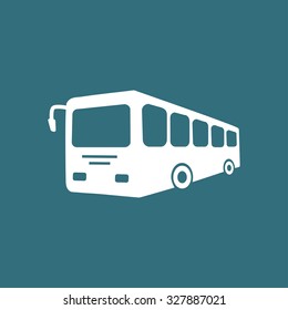 Bus sign icon. Public transport symbol.