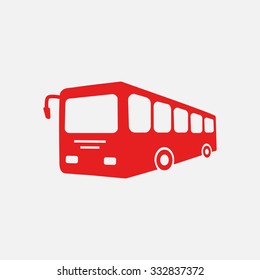 Bus sign icon. Public transport symbol.