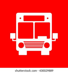 Bus sign illustration