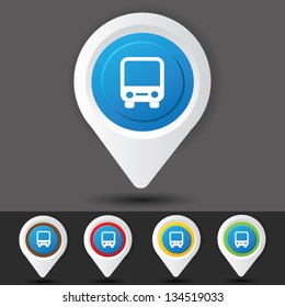 Bus sign,vector