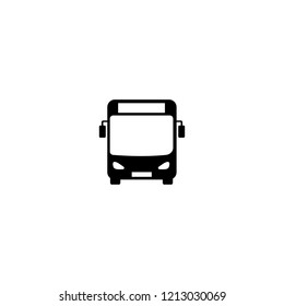 bus silhouette icon