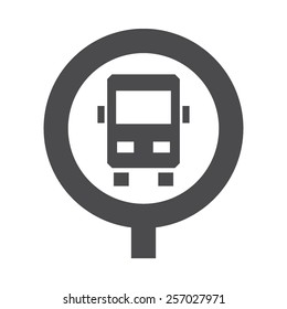 Bus stand vector image to be used in web applications, mobile applications and print media. 