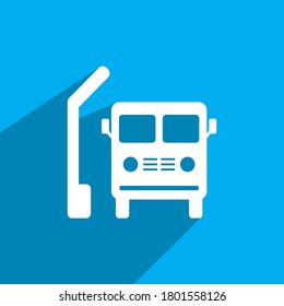 bus station icon, Automotive icon vector