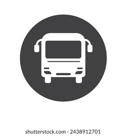 bus station icon vector element design template web