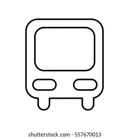 bus station isolated icon vector illustration design