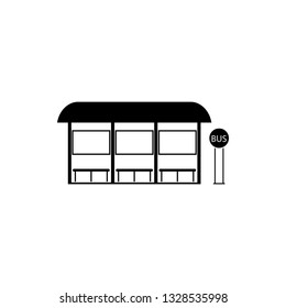 bus stop billboard icon. Element of advertising billboard icon. Premium quality graphic design icon. Signs and symbols collection icon for websites, web design
