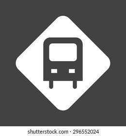 Bus, stop, billboard icon vectgor image. Can also be used for transport, transportation and travel. Suitable for mobile apps, web apps and print media. 