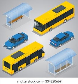 6,088 Bus Stop Side View Images, Stock Photos & Vectors | Shutterstock