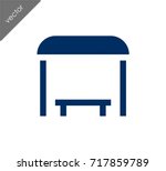 Bus stop icon