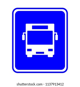 Bus stop icon.