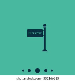 Bus stop icon.