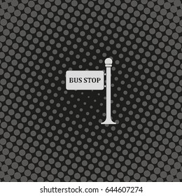 Bus stop icon.