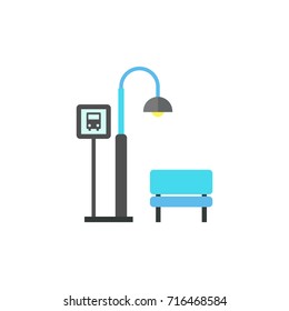 Bus stop icon