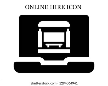 Bus stop search icon. Editable Bus stop search icon for web or mobile.