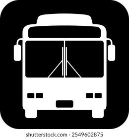 Sinal de parada de ônibus isolado sobre fundo branco