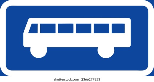 Bus stop, Special regulation signs, Road signs in Sweden