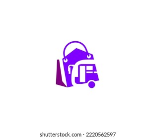 Logo-Design für Bushaltestellen, Vektorgrafik