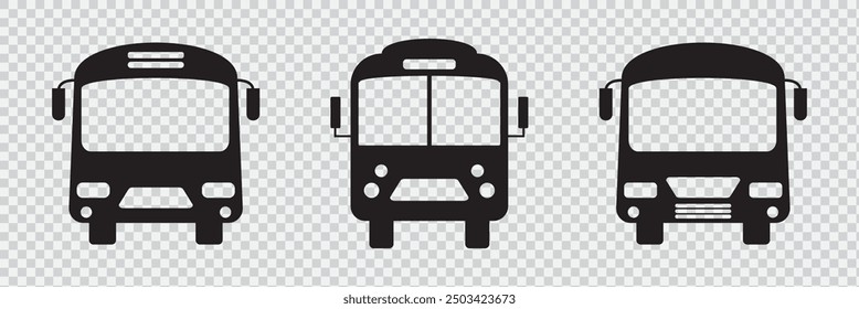 Icono de Vector de símbolo de parada de autobús