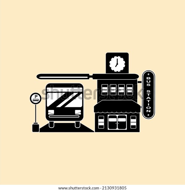 bus\
terminal vector illustration, perfect for maps, advertisements,\
posters, icons, templates, elements, decorations,\
etc