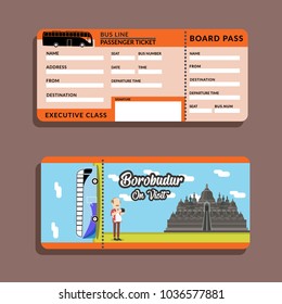 Bus Ticket Borobudur On Visit