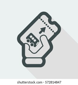 Bus Ticket Icon