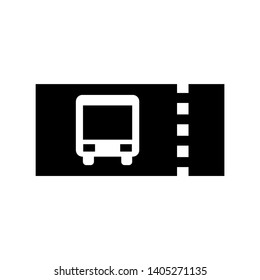 bus ticket icon Vector illustration. - Vector
