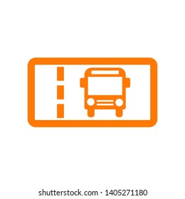 bus ticket icon Vector illustration. - Vector

