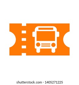 bus ticket icon Vector illustration. - Vector
