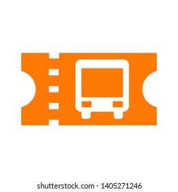 bus ticket icon Vector illustration. - Vector
