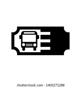 bus ticket icon Vector illustration. - Vector

