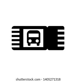 bus ticket icon Vector illustration. - Vector
