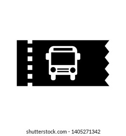 bus ticket icon Vector illustration. - Vector
