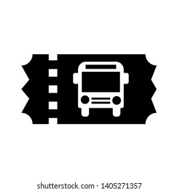 bus ticket icon Vector illustration. - Vector
