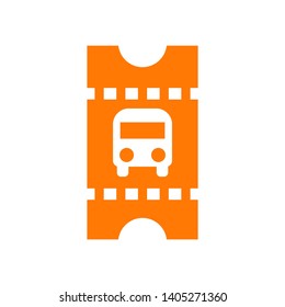 bus ticket icon Vector illustration. - Vector
