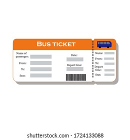 Bus ticket. Pass ticket. Travel around the world and countries.