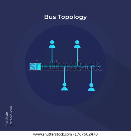 Bus topology. It is a topology in which all the nodes are connected to a single cable. Network Diagram.
