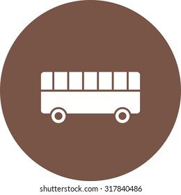 Bus, toy, school icon vector image.Can also be used for toy and games. Suitable for mobile apps, web apps and print media.