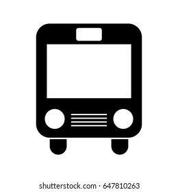 bus transport isolated icon