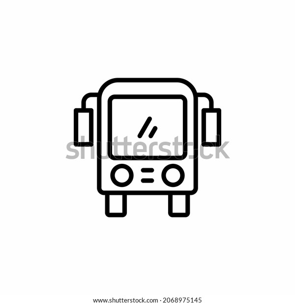Bus, transport line\
icon design concept 