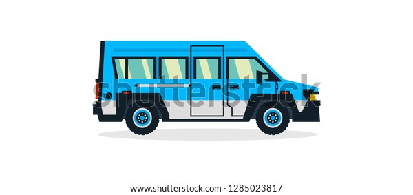 Bus, transport for transportation of people.\
Tourist bus. Vector\
illustration
