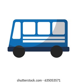 bus transport vehicle icon