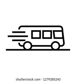 bus transportation icon