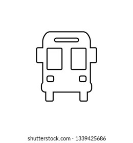 Bus transportation icon