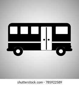 bus transportation icon