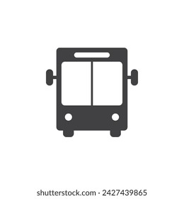 Bus transportation icon. Bus sign design