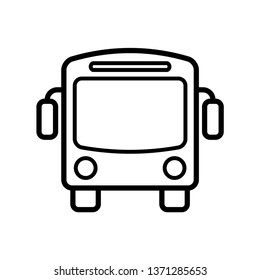 bus - transportation icon vector