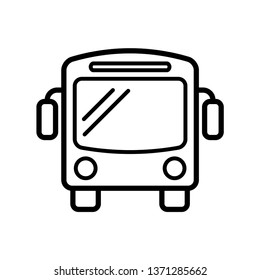 bus - transportation icon vector