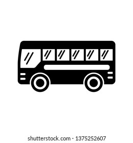 bus - transportation icon vector