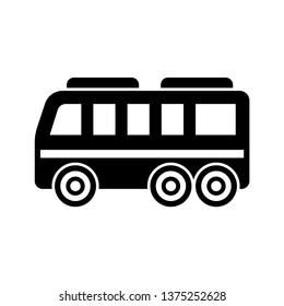 bus - transportation icon vector